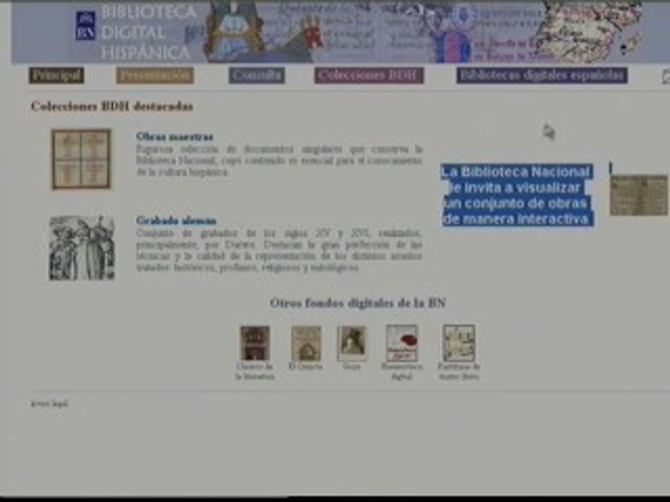 Los tesoros de la Biblioteca Nacional ya se pueden ver por Internet