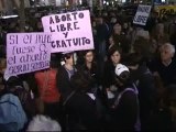 Miles de personas se concentran en Madrid en defensa del aborto