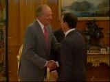 El Rey recibe al presidente de Colombia en La Zarzuela