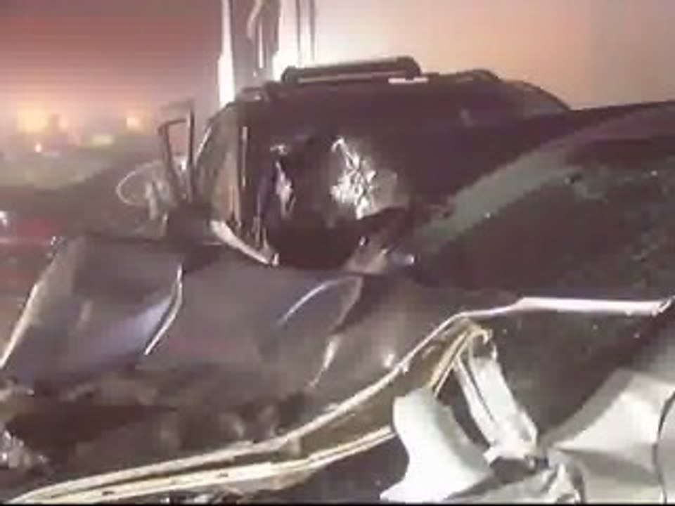 Accidente múltiple en Lleida