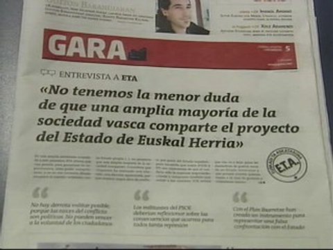 Nuevo comunicado de ETA en 'Gara'