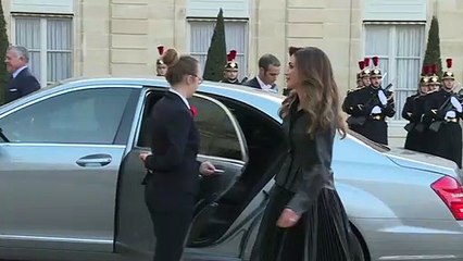 ماكرون يستقبل العاهل الأردني في باريس