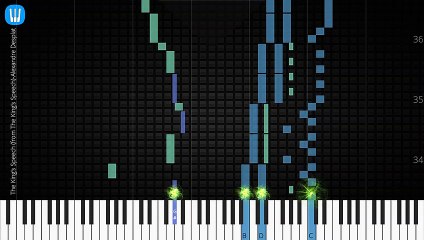  [Piano Solo]The King's Speech (from The King's Speech)-Synthesia Piano Tutorial