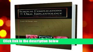 Surgical Complications in Implantology