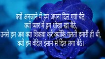 new heart touching sad shayari in hindi