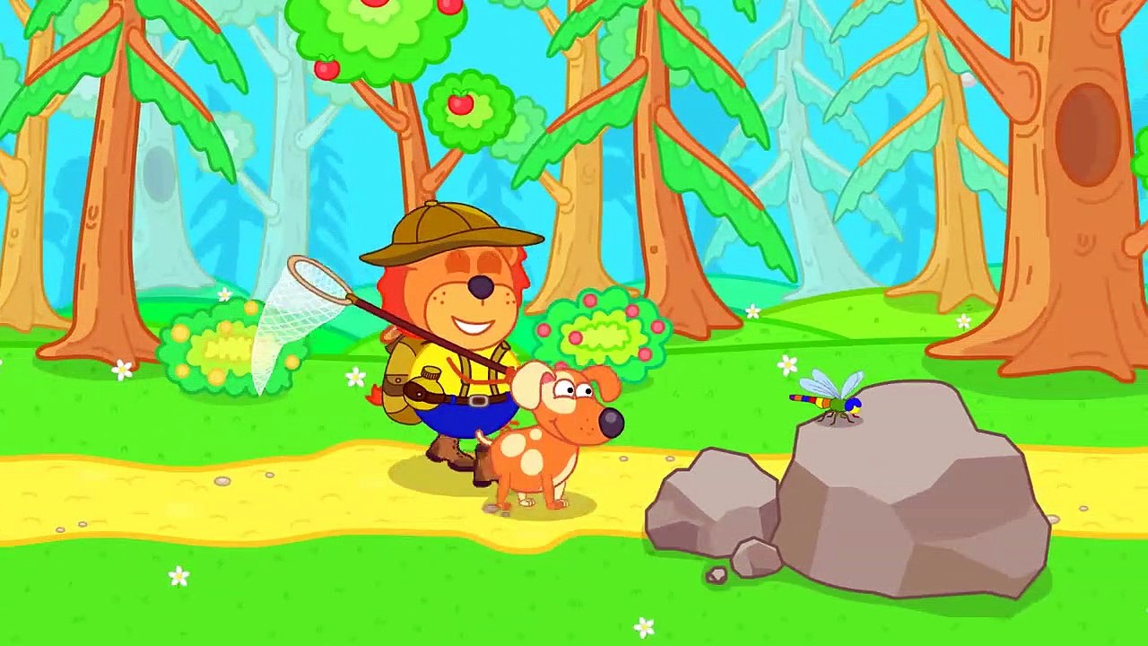 Lion De La Famille ⏱️ Temps De Voyage De Bande Dessinée Pour Les Enfants