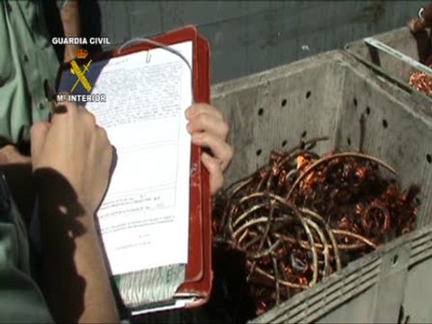 Desmantelada banda violenta por robos de maquinaria