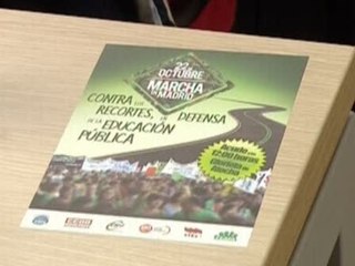 Las familias se suman a la manifestación de los profesores