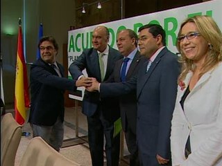 Monago valora la Conferencia de Paz