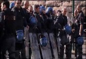 Enfrentamientos entre violentos y policía en Roma
