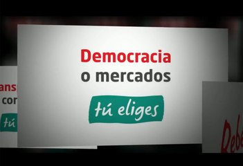 IU anima a rebelarse en la campaña al 20-N