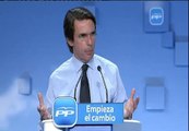 Aznar acusa al PSOE de 
