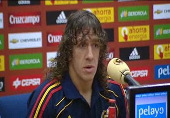 Puyol: "Llegar a los cien partidos es un objetivo"