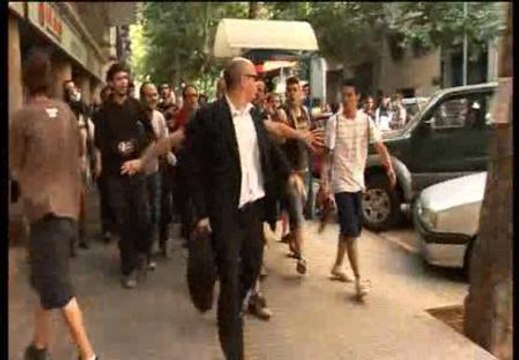 Detenidos los 22 indignados imputados por los incidentes en el Parlament