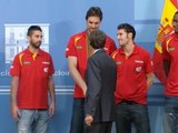 Zapatero recibe a los campeones de Europa