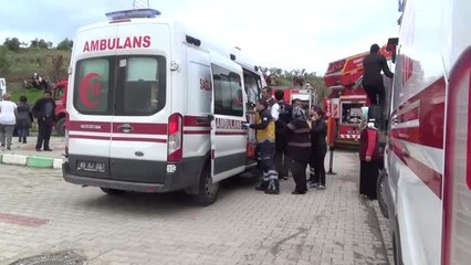 Apartmanın Elektrik Panosu Yandı...dumandan Etkilenen 8 Kişi Hastanelik Oldu