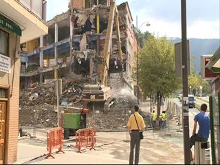 Los vecinos de Rekalde recuperan la normalidad