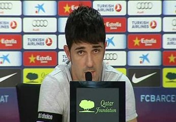 Villa: "Hoy nadie se puede comparar con Messi"