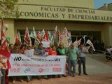 Los sindicatos extremeños protestan por recortes
