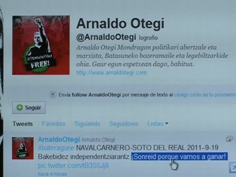 Otegi a la IA: Sonreid porque vamos a ganar