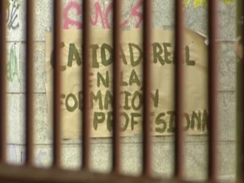 Caos en el IES Juan de la Cierva de Madrid