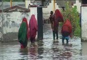 Fuertes inundaciones golpean Pakistán