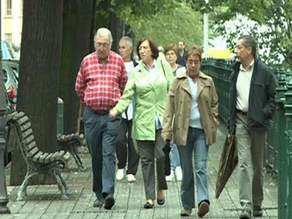 Los vascos ponen buena cara al mal tiempo