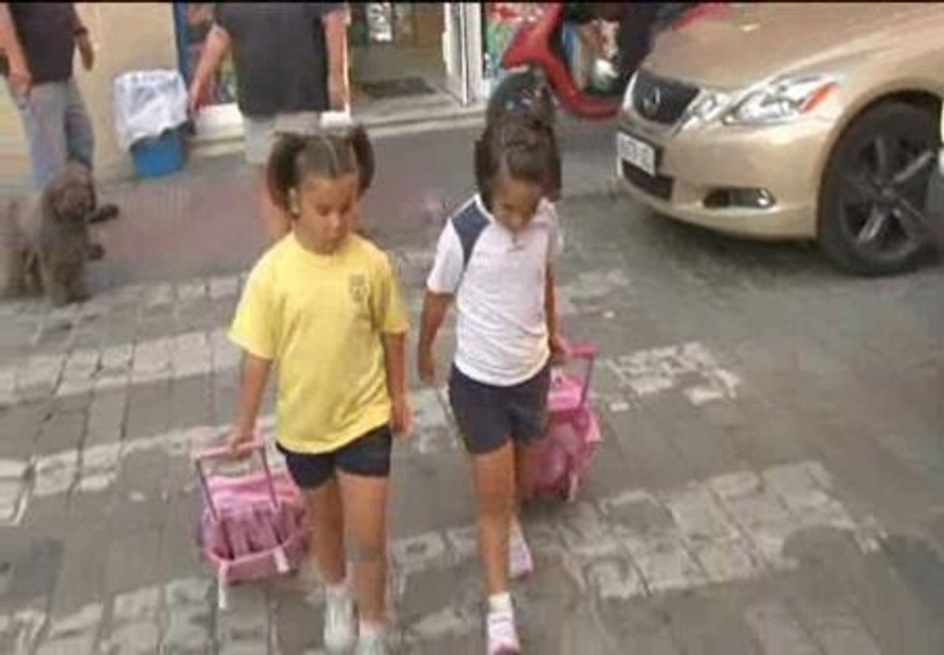 Vuelta al cole en medio de lloros y alegrias
