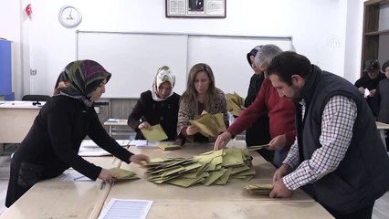 Oy sayım işlemi başladı - KAYSERİ