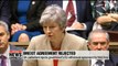 UK parliament votes against EU withdrawal agreement