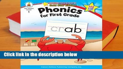 Phonics for First Grade, Grade 1: Gold Star Edition  For Kindle