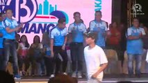 Makati Mayor Abby Binay's Team Performance slate dances for their supporters