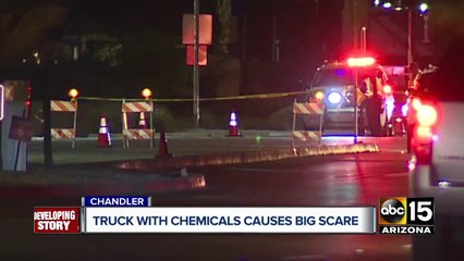 Roadway reopened following phosphorus spill after Chandler crash