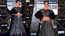 Kareena Kapoor Stuns In Black Manish Malhotra Dress At HT India’s Most Stylish 2019