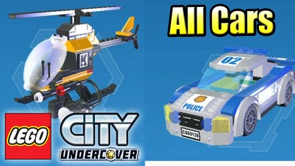 All Cars in LEGO City Undercover Grid