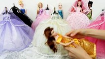 La princesse Elsa Anna Robe de Poupée Barbie Robe de Mariée Boneca Vestido e Roupasباربي robe de mariée princesse