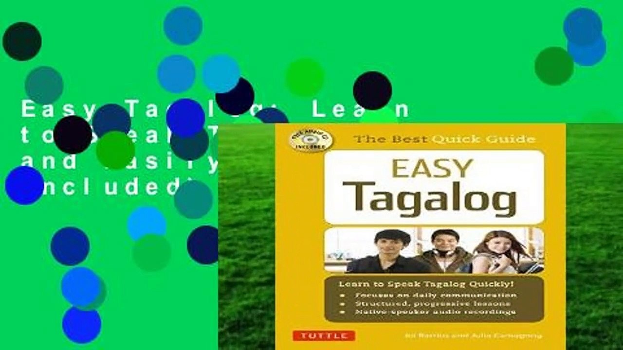 Easy Tagalog: Learn to Speak Tagalog Quickly and Easily (Audio CD Included) (Easy Language)