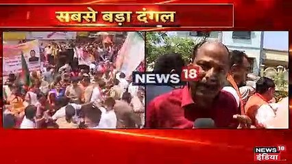 Bjp President Amit shah in gandhi nagar gujarat