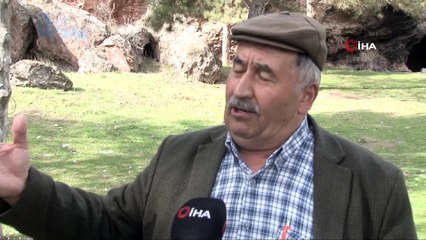 Her derde deva tarihi hamamın hali içler acısı...Kızılinler Kaplıcası havadan görüntülendi