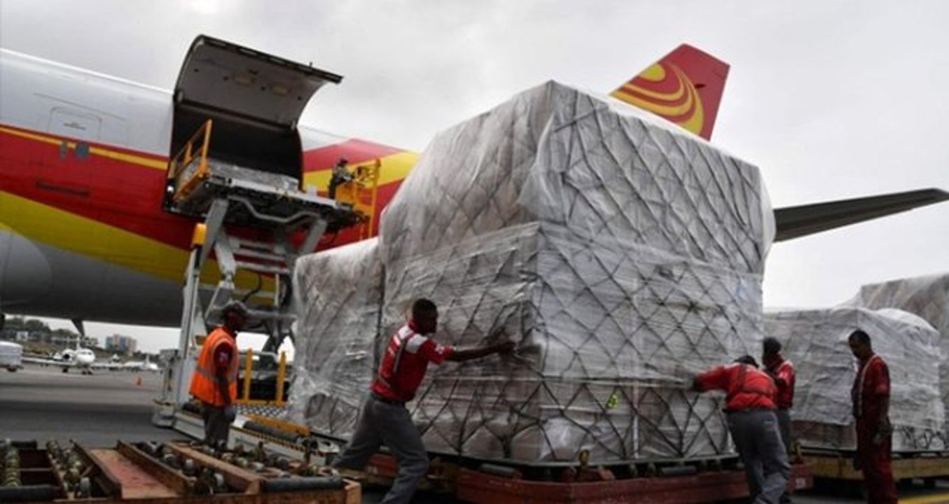 Çin'in Yolladığı 65 Tonluk Tıbbi Malzeme Yardımı Venezuela'ya Ulaştı
