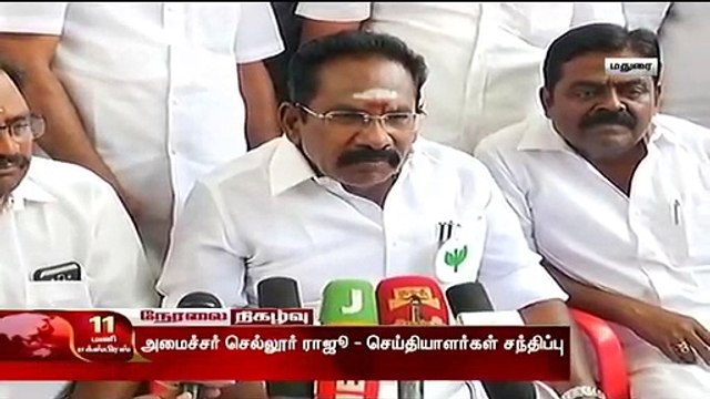 ஸ்டாலின் பேச்சு நகைச்சுவையாகவே உள்ளது - அமைச்சர் செல்லூர் ராஜு