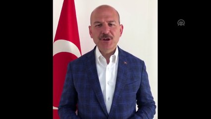 Bakan Soylu video aracılığıyla vatandaşlara seslendi