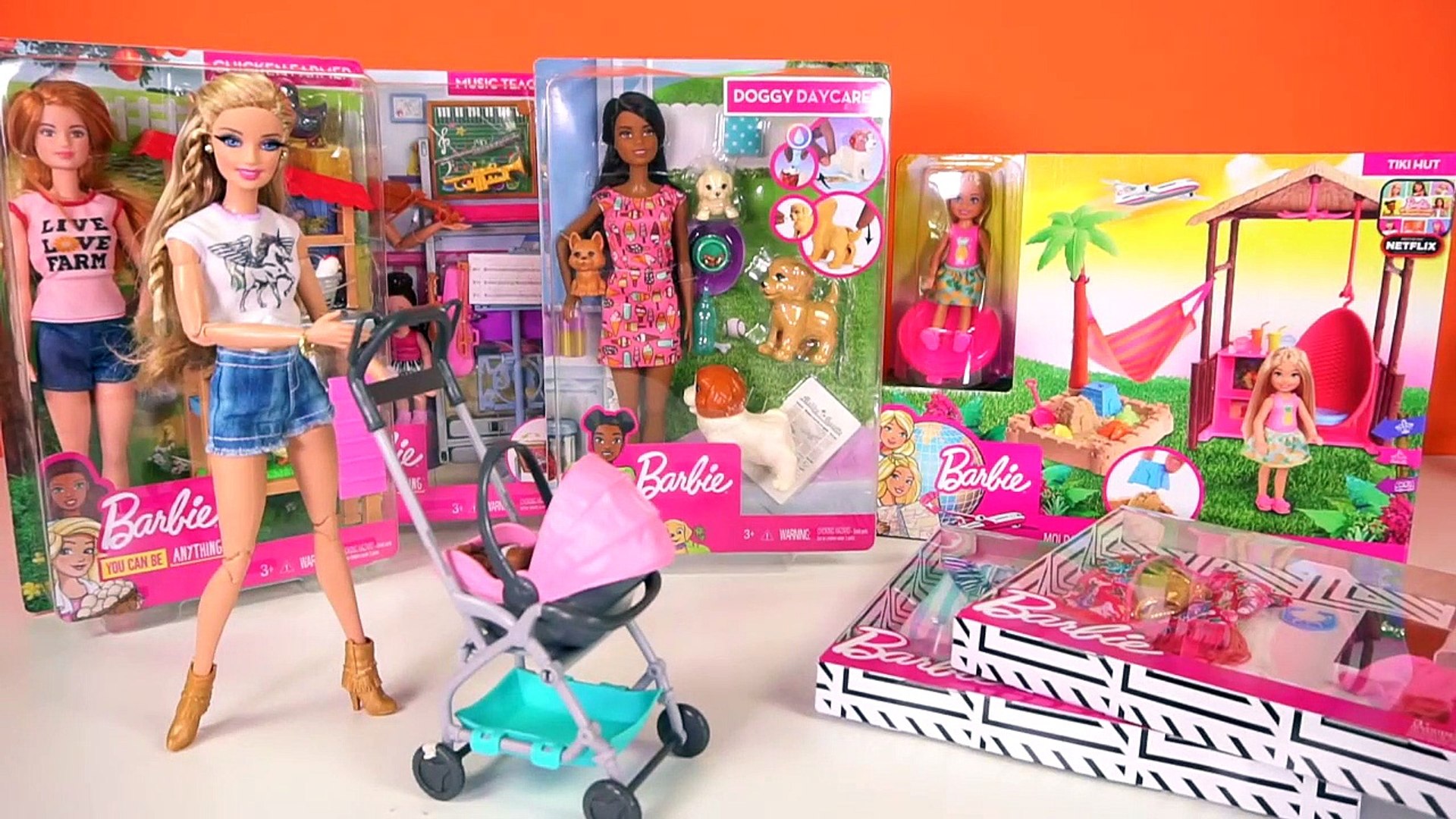 Barbie Life In The Dreamhouse Dolls Unboxing - 3 New Barbie Doll