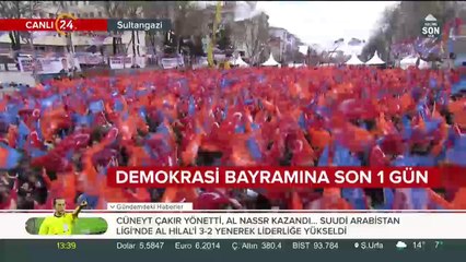 Başkan Erdoğan, Sultangazi'de milletine hitap ediyor