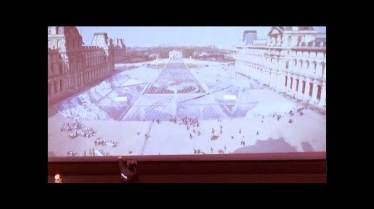 La pyramide du Louvre version JR enfin révélée