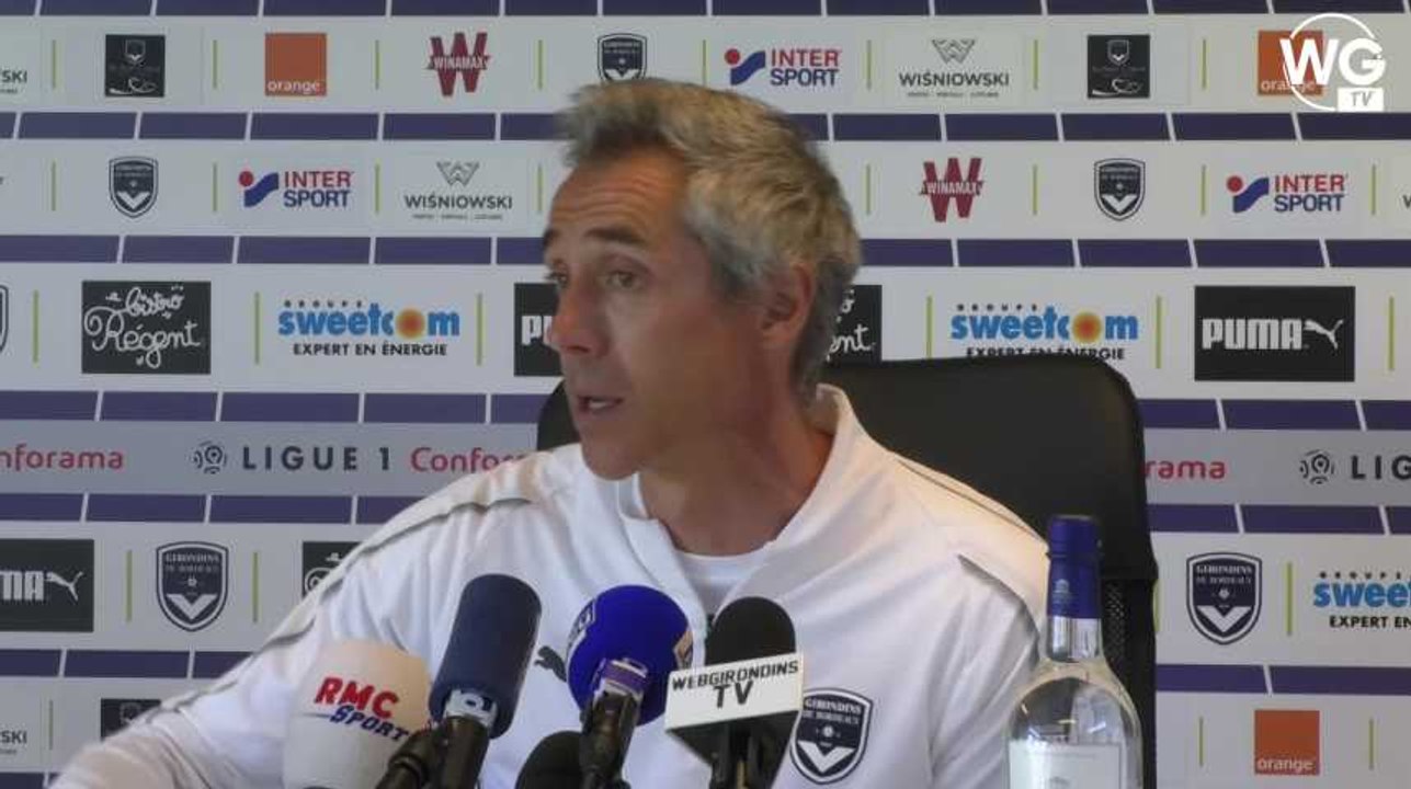 Paulo Sousa évoque les jeunes du centre de formation des Girondins