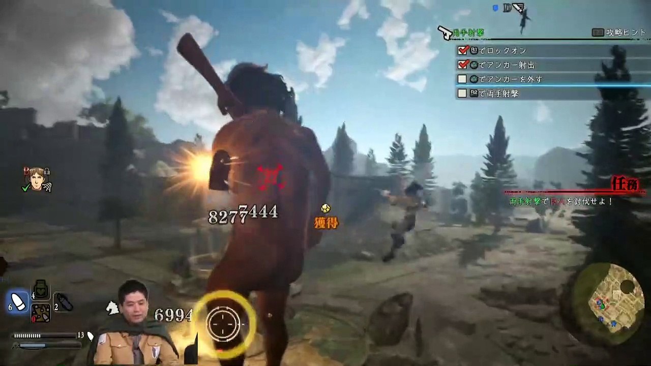 進撃の巨人２ -Final Battle-(Shingeki no Kyojin/Attack on Titan 2-Final Battle-) Gameplay