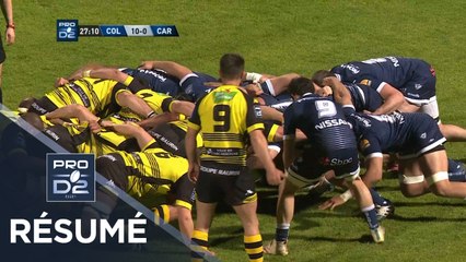 PRO D2 - Résumé Colomiers-Carcassonne: 27-9 - J26 - Saison 2018/2019