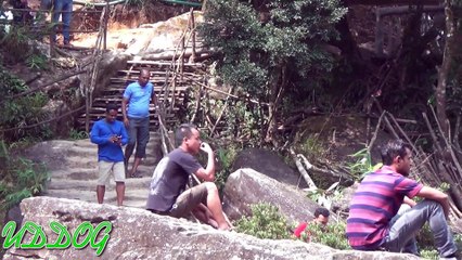 Charming "Krangshuri WaterFall" of North East Meghalaya. HD