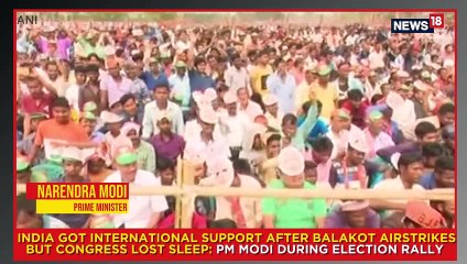 India Got International Support After Balakot Airstrikes But Congress Lost Sleep: PM Modi During Election Rally